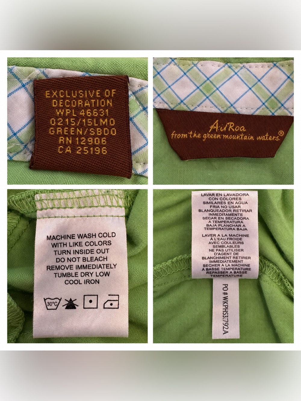 Aura by Wrangler Lime Green Western Snap Shirt Size M (estimated) - Picture 2 of 4